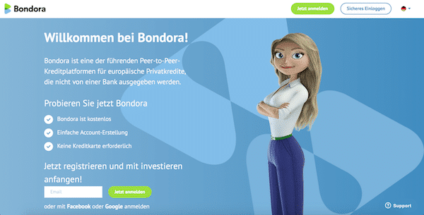Bondora P2P-Kredite Investieren