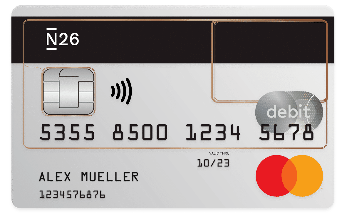 N26-Karte Kreditkarte Debitkarte