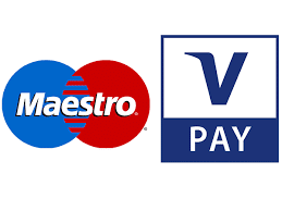 maestro v-pay Mastercard Visa Logos Debitkarte Kreditkarte
