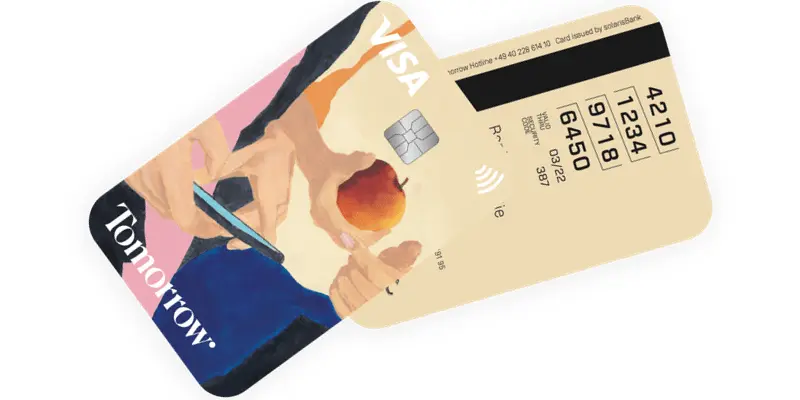 Tomorrow Bank Visa Debitkarte