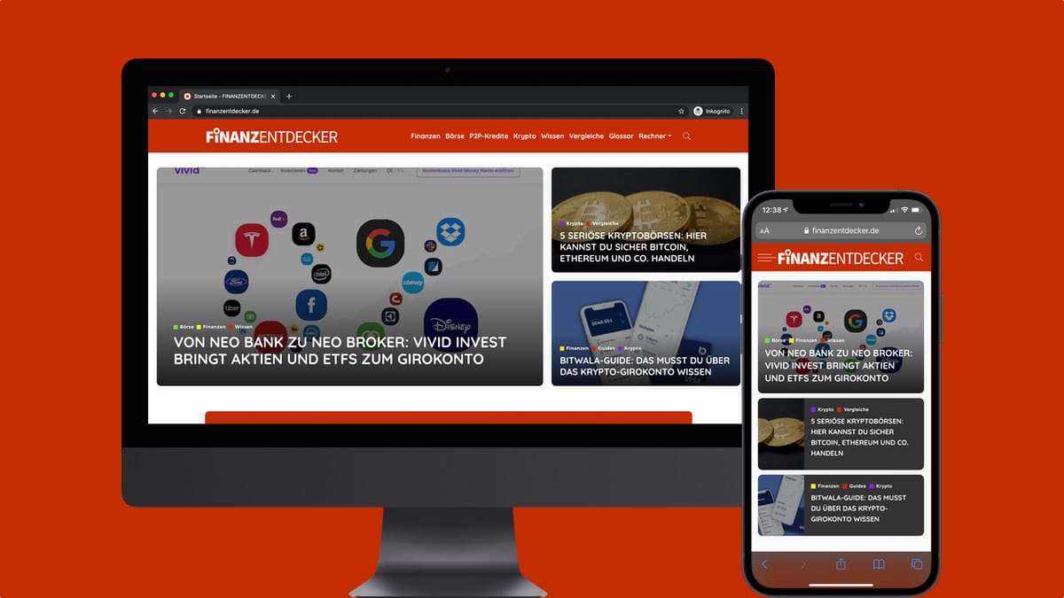Finanzentdecker Mobil und Desktop