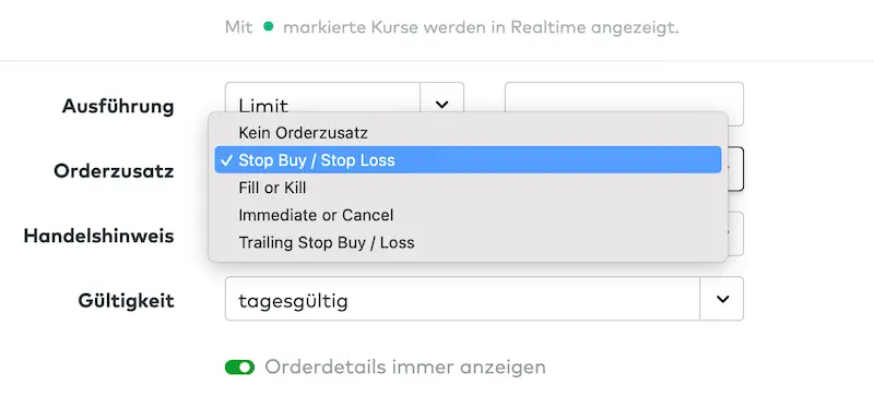 Comdirect-Erfahrungen Depot Order aufgeben