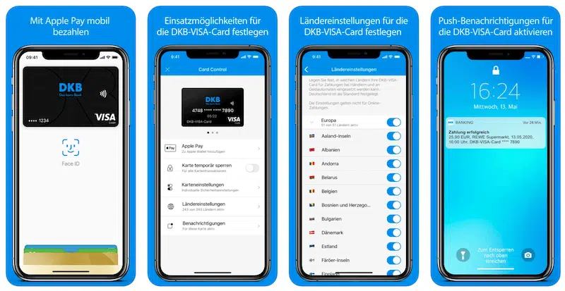 DKB-Cash App Girokonto Kreditkarte Visa