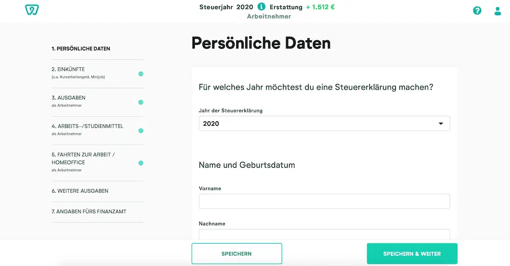 Wundertax-Erfahrungen Steuererklärung online machen