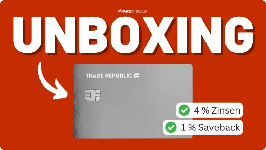 Finanzentdecker YouTube Trade Republic Karte Visa