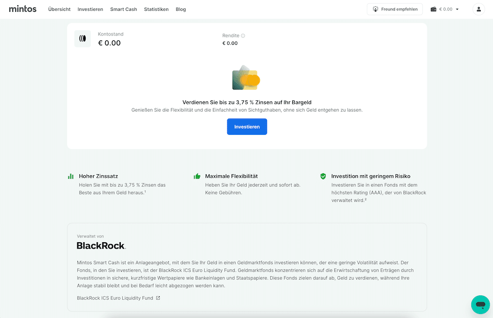 Mintos Smart Cash Tagesgeld Zinsen Erklärung Risiken Vorteile Nachteile