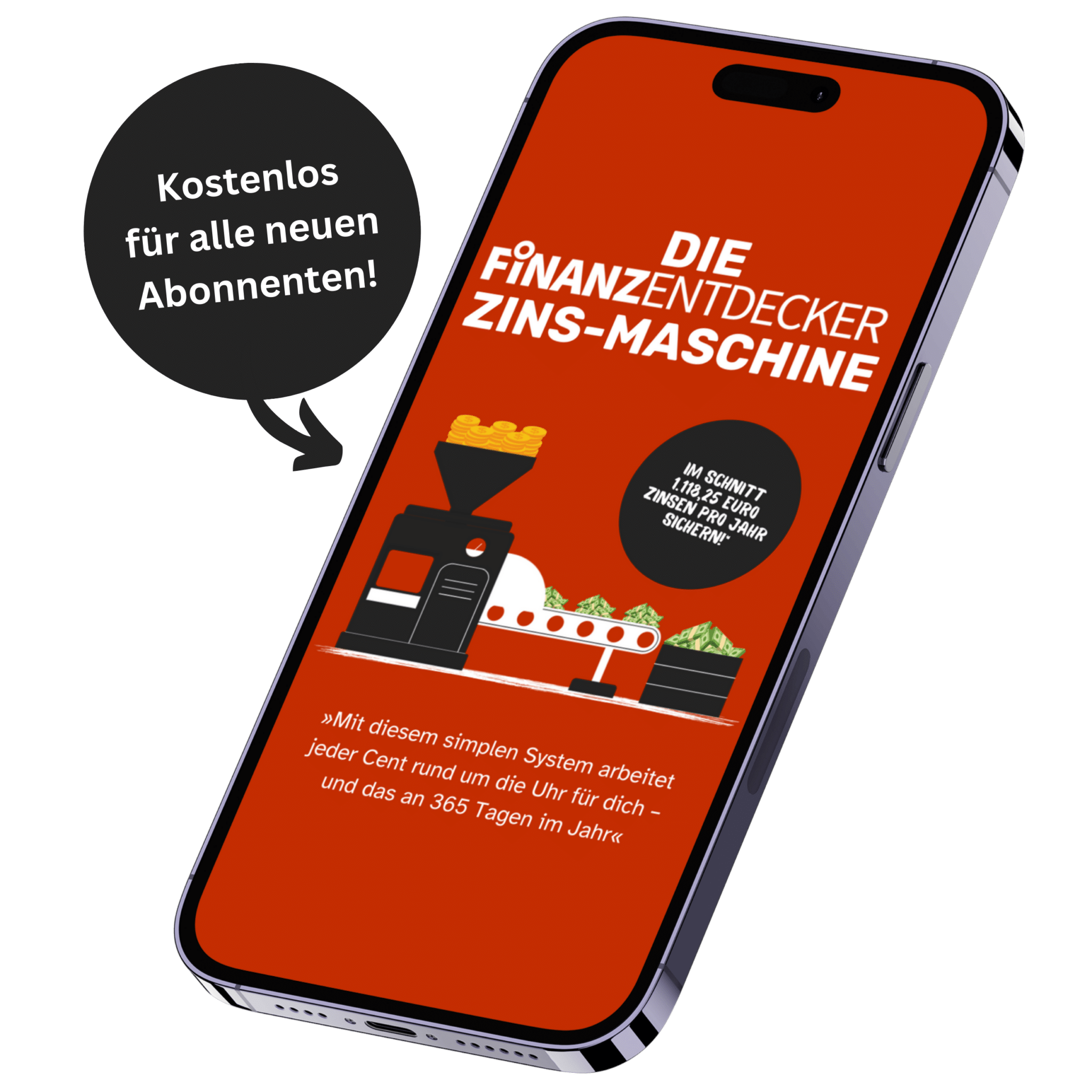 Zins-Maschine PDF-Report