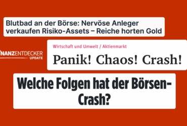 Börsencrash Erklärung Beruhigung Strategie