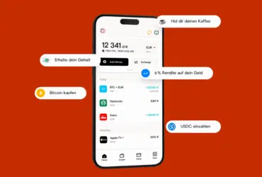 Deblock Girokonto Krypto Wallet