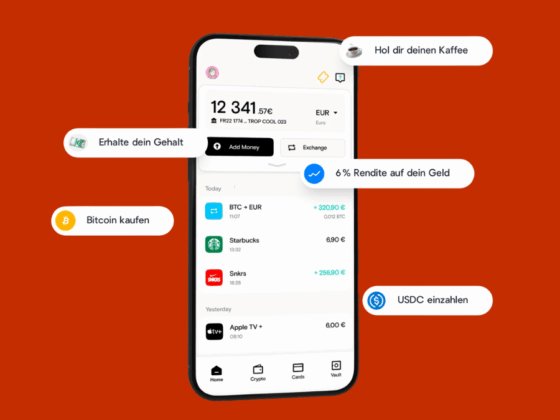 Deblock Girokonto Krypto Wallet